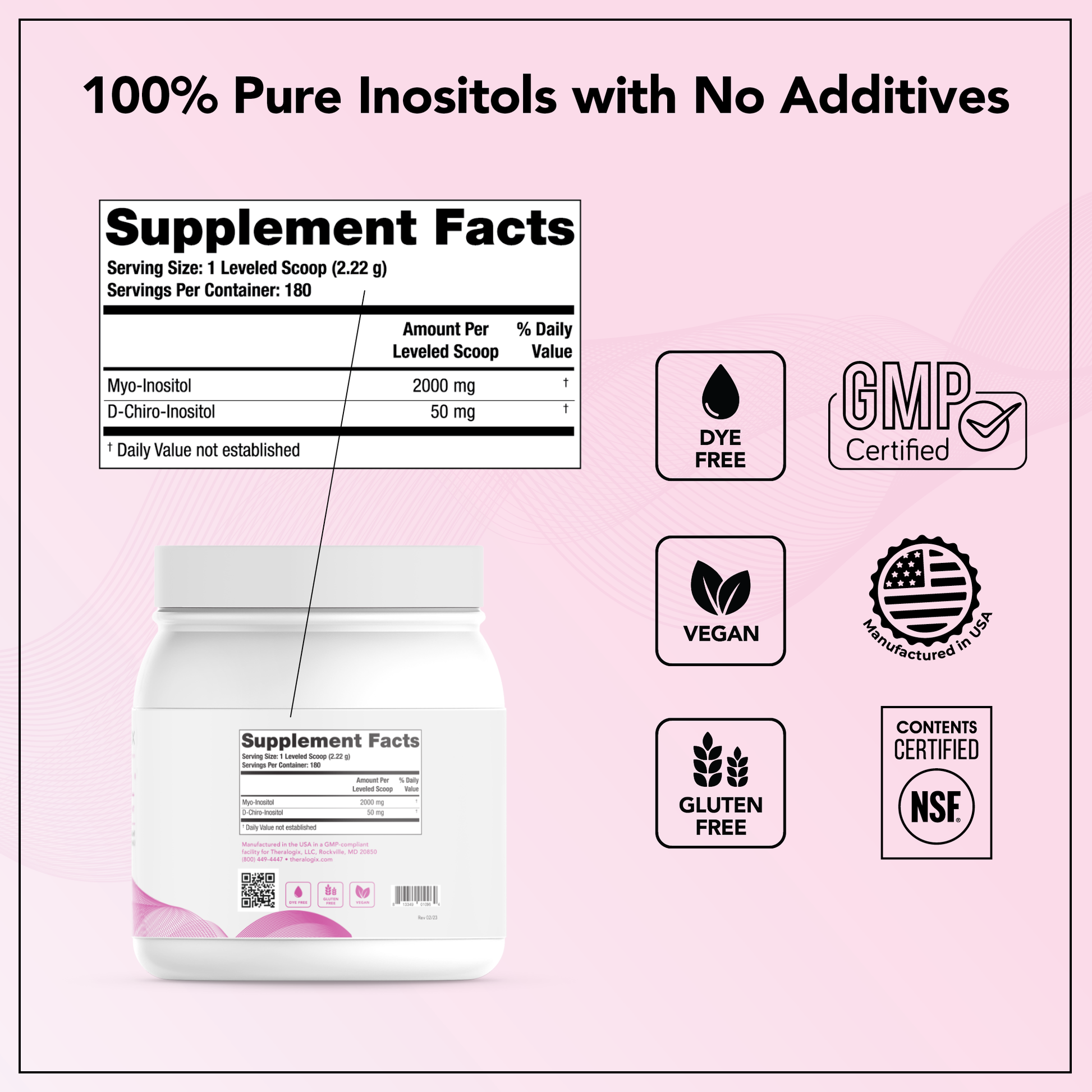 Theralogix Ovasitol® Inositol Powder Supplement My Store